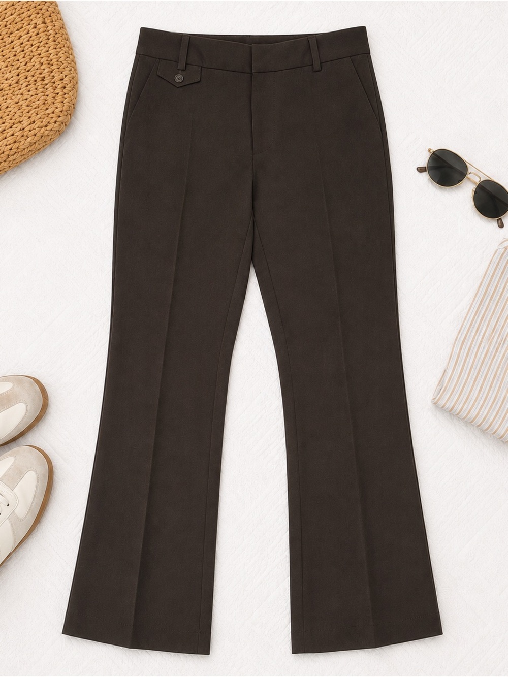 Talbots Signature Olive Green Pants Women’s 16W NWT Straight Leg Trousers